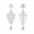 American diamond pink ad earrings for women | party wear jewellery