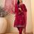 Pink color smart and fancy silk blend embroidered readymade salwar kameez