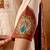 Cream color roman silk embroidered work readymade palazzo dress
