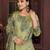 Olive green color smart and stylish cotton fabric elegant kurta set