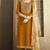 Mustard color smart and stylish chanderi fabric elegant kurta set