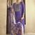 Purple color smart and stylish chanderi fabric elegant kurta set
