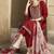 Maroon color smart and stylish chanderi fabric elegant kurta set