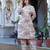 Beige color smart and stylish cotton fabric elegant kurta set