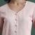 Pink color smart and stylish silk blend fabric elegant kurta set
