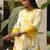 Yellow color smart and stylish viscose fabric elegant kurta set