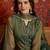 Green color smart and ethnic silk fabric embroidered partywear suit