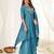 Rama color viscose roman silk readymade suit for ethnic rich looks