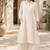 Off white color embroidery work kurta set for graceful ethnic looks