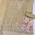 Beige heavy chiffon embroidered suit set