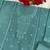 Teal blue heavy chiffon embroidered suit set