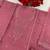 Mauve pink heavy chiffon embroidered suit set