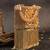 Gold silk embroidered diamond hinted hand bag