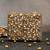 Silver gold silk embroidered diamond casket mini hand bag