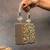 Silver gold silk embroidered diamond casket hand bag