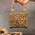 Gold silk embroidered diamond casket hand bag