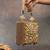 Gold silk embroidered diamond casket hand bag