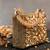 Gold silk embroidered diamond casket hand bag