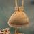Gold silk embroidered shimmer viel potli bag