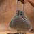 Silver silk embroidered shimmer viel potli bag