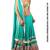 sea green nett threadwork unstitched lehenga-choli