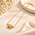 Anti-Tarnish Gold-Plated Star Charm Neck Chain