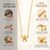 Anti-Tarnish Gold-Plated Star Charm Neck Chain