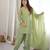 Pista Color Special Farshi Salwar Suit Set Beautiful Suit Set With Dupatta