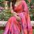Multicolor georgette floral print printed saree