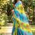Multicolor georgette floral print printed saree