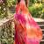 Multicolor georgette floral print printed saree