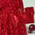 Dark-red georgette sequins work embroidered saree