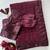 Wine georgette sequins work embroidered saree