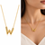 Anti-Tarnish Golden Lightning Charm Necklace