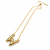 Anti-Tarnish Golden Lightning Charm Necklace
