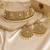 Gold plated handcrafted jadau necklace set