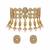 Gold plated kundan choker set