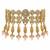 Gold plated kundan choker set