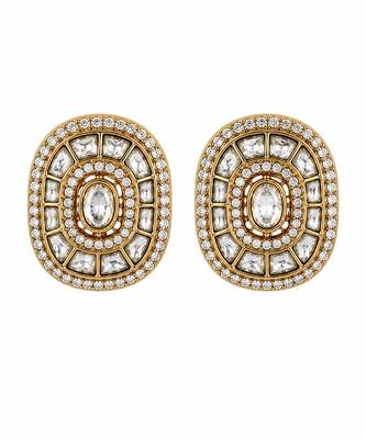 Gold plated kundan choker set 5