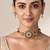 Gold plated handcrafted jadau kundan choker set