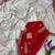 White georgette floral print woven saree