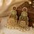 Gold plated multicolor kundan pearl statement earrings