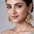 Gold plated jadau pearl embellished statement earrings