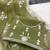 Olive silk blend sequins work embroidered saree