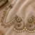 Gold plated pearl kundan chandbali earrings with ear chains