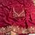 Maroon georgette sequins work embroidered saree
