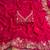 Magenta georgette sequins work embroidered saree