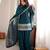 New Fendy Silk Fabric With Embroidery Sequence Work Suit Set With Dupatta