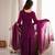 Wine Color Designer Salwar Suit With Dupatta New Design Farshi Salwar