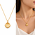 Anti-Tarnish Golden Seashell Charm Neck Chain – Elegant Ocean-Inspired Pendant Jewellery